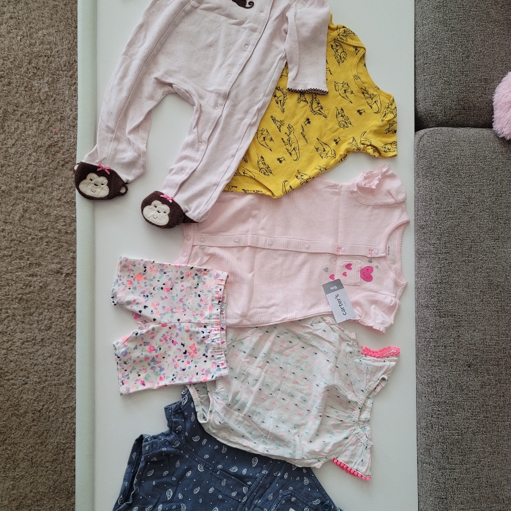 9 months baby clothes lot